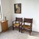 Paire de fauteuils style espagnol bois sculpté 1900