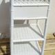 Rattan and cane shelf, 1970s-80s