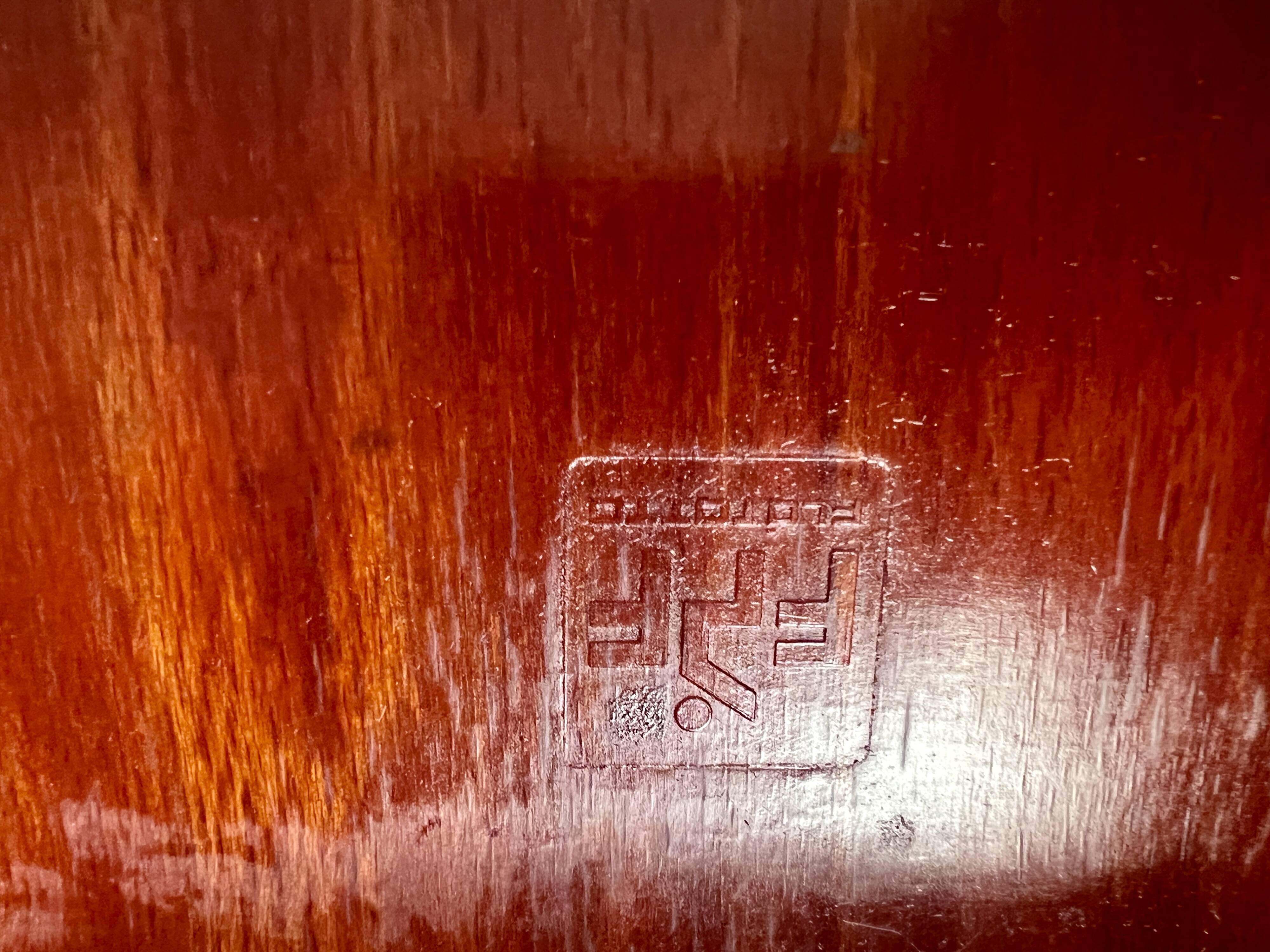 pair of vintage Flötotto chairs in pagwood 1970