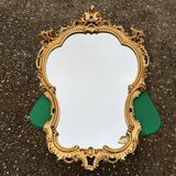 Rococo mirror in gilded wood