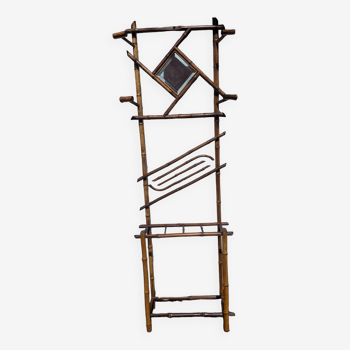 Bamboo coat rack, art nouveau