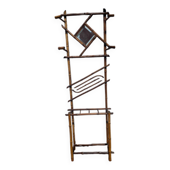 Bamboo coat rack, art nouveau