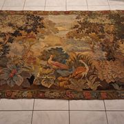 Tapisserie de laine "Verdure Flamande" de la manufacture Robert Four