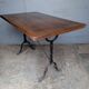 120 cm solid oak bistro table