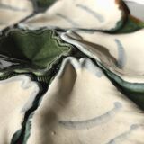 Majolica oyster plate