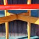 Lot 6 chairs Luterma years 60 skaï red