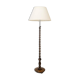 Organic whirlwind floor lamp in stained birch, Art Deco, Sweden, 1940s.
