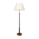 Organic whirlwind floor lamp in stained birch, Art Deco, Sweden, 1940s.