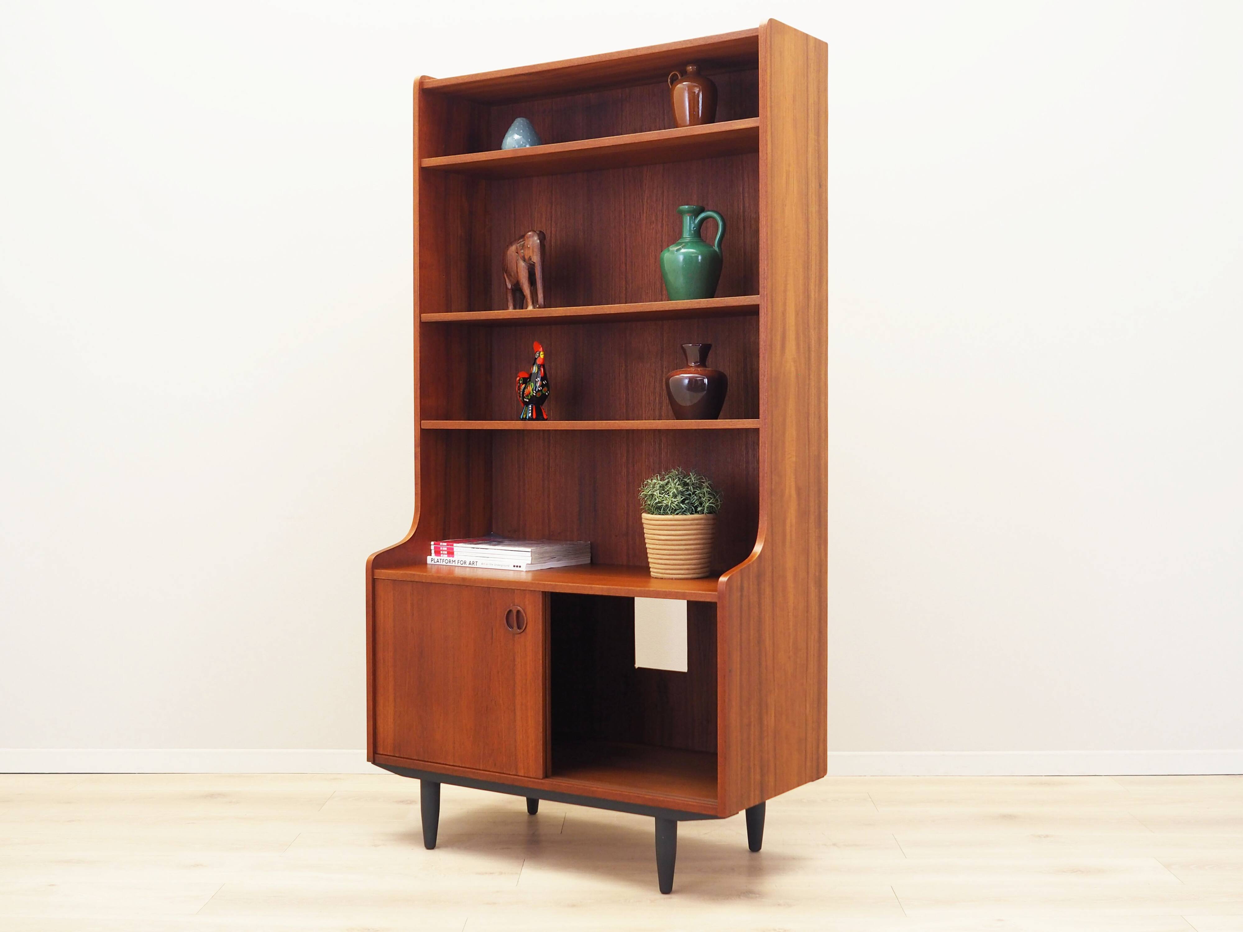 Teak bookcase, Danish design, 1970s, production: Denmark