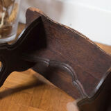 Walking stool feet in solid oak