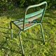 Chaise Tolix verte 1960