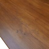 Vintage farm table 1980 solid oak wood