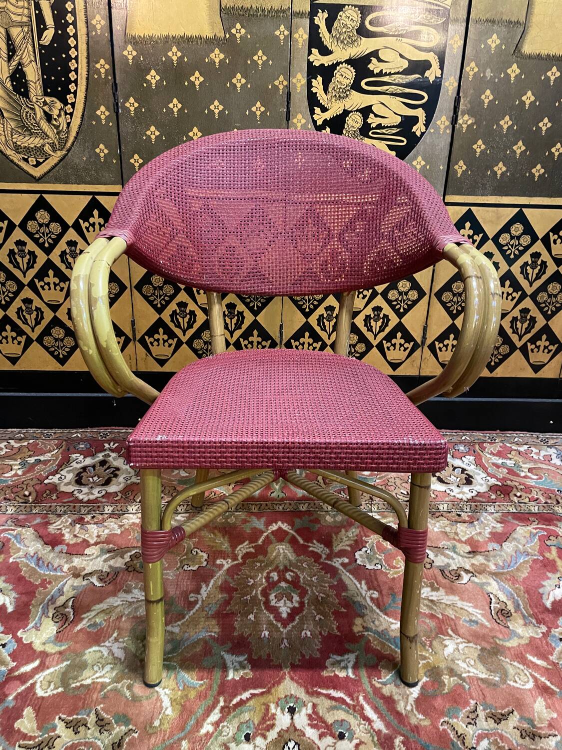 Suite of 12 garden armchairs - bistro 1960