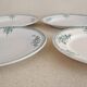 4 dessert plates in Saint Amand iron earth