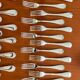 Christofle crossed ribbons, 73-piece cutlery set in new condition.