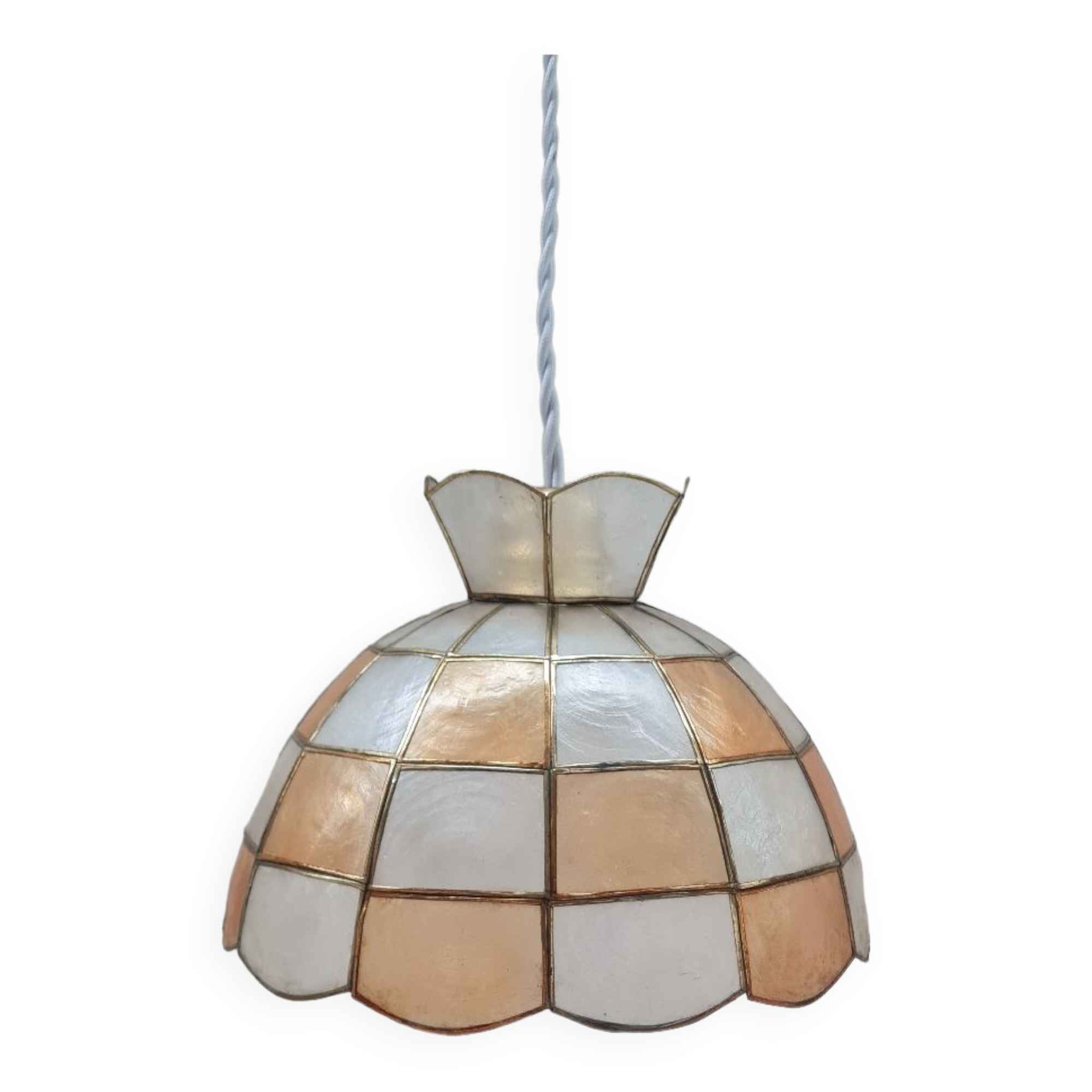 Suspension in brass and mother-of-pearl 1940
