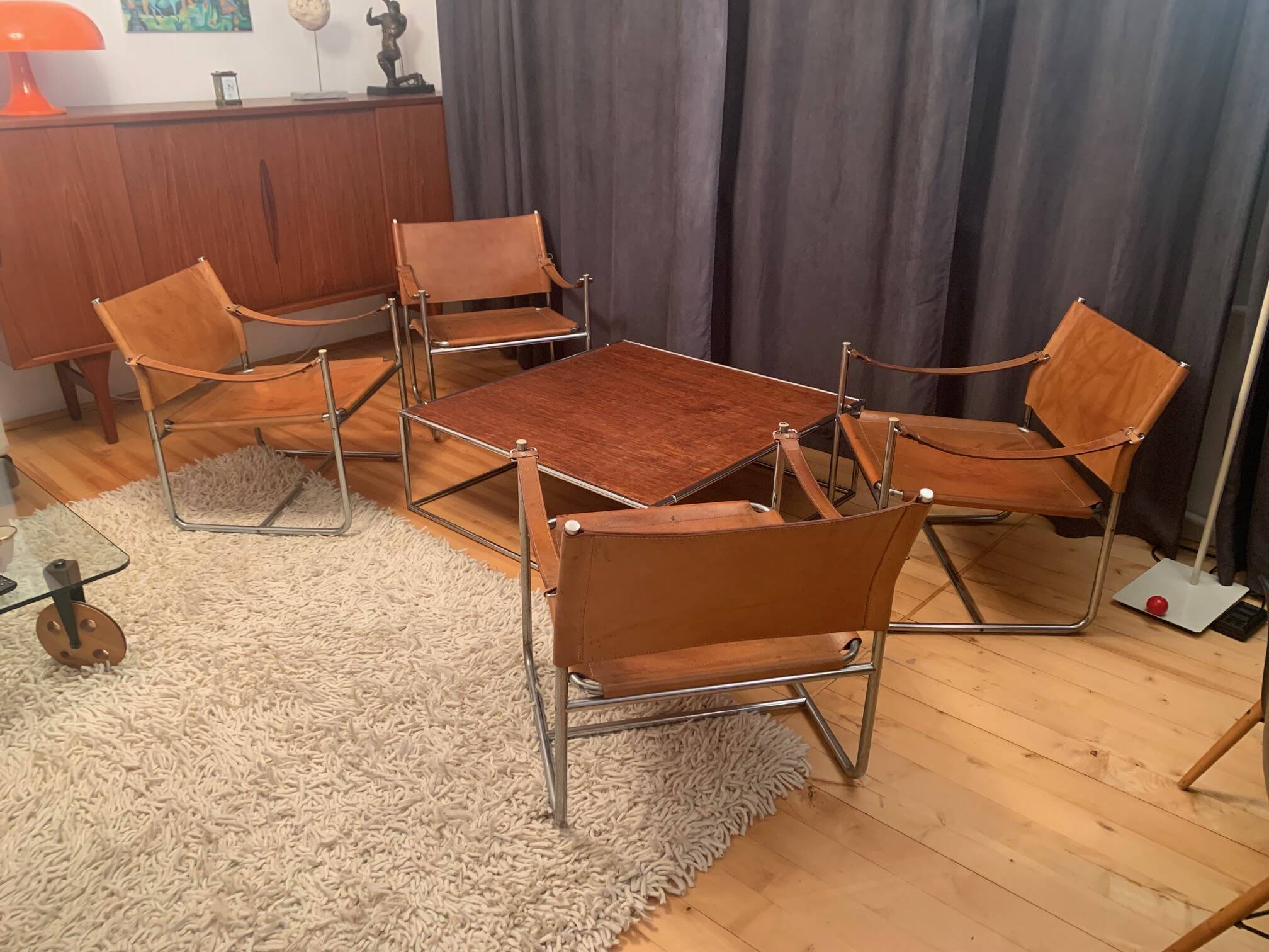 Admiral coffee table, designed by Karin Mobring, Ikea, Sweden, 1970s.