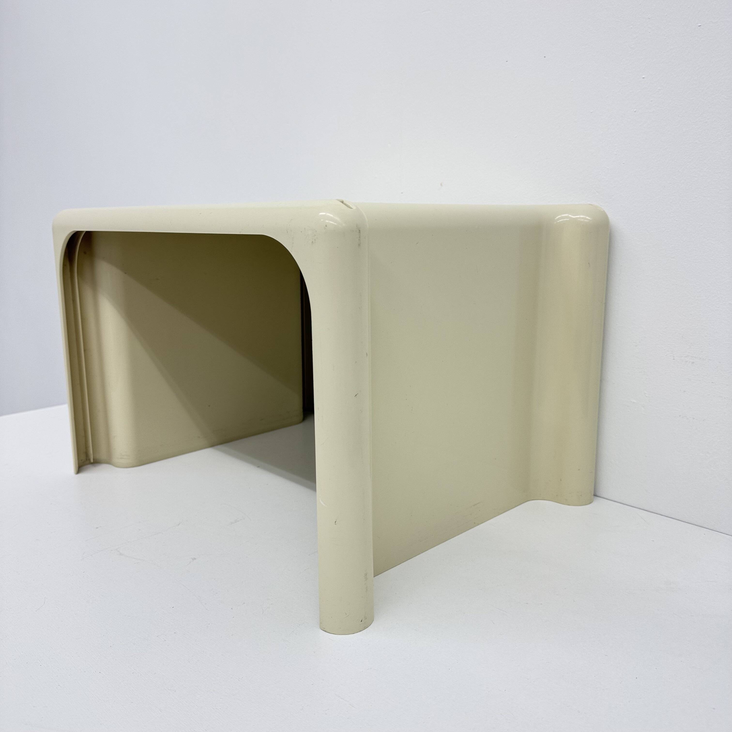 Italian Modern Plastic Side Table attributed to Giotto Stoppino for Elco