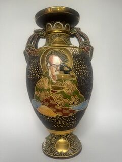 Antique Japanese Satsuma vase