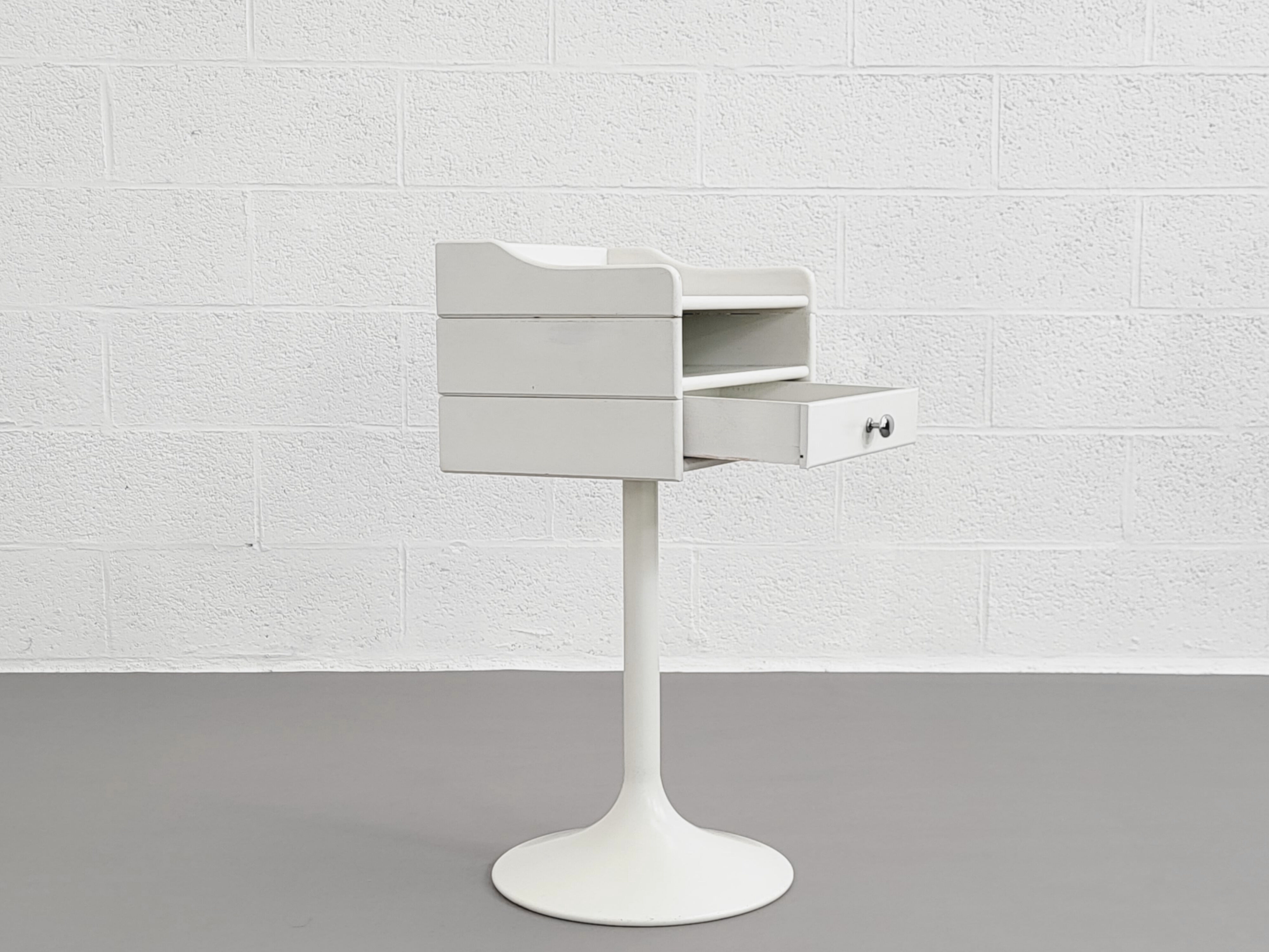 Wood side table