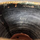 Starry Night pitcher vase with braided handle