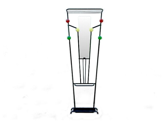 Vintage Deco wall wardrobe 1950 coat racks