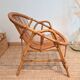Vintage rattan & bamboo armchair from the 60s