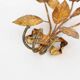 Set of 2 Original 1950's Italian gilt Toleware coat hangers