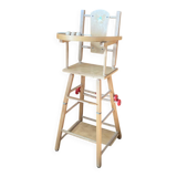 Doll high chair from the 20th century, convertible into a walker (deliverable)