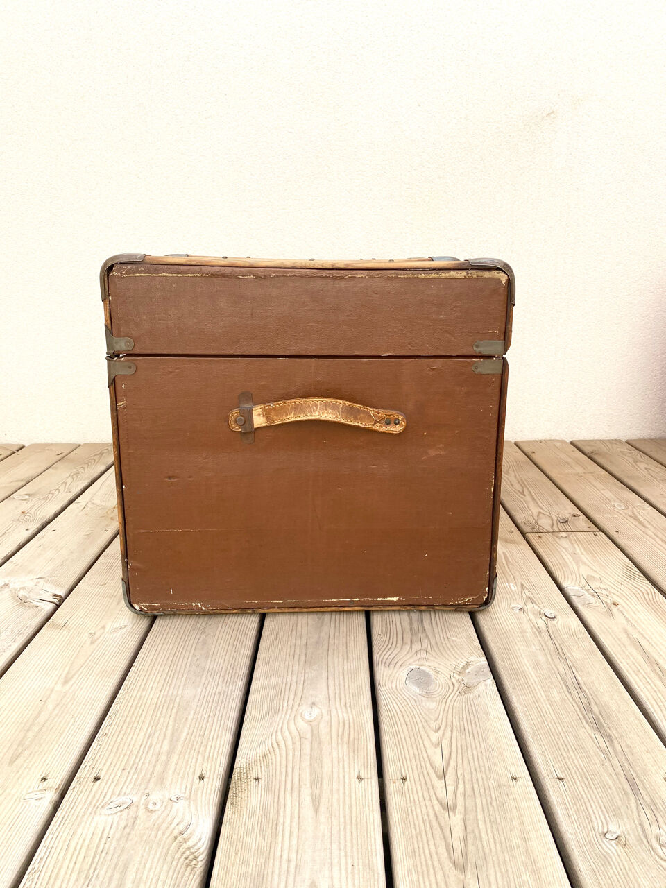 Ancient travel trunk