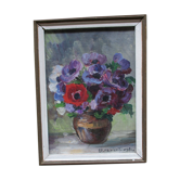 Tableau peinture florale