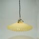 Suspension en opaline jaune