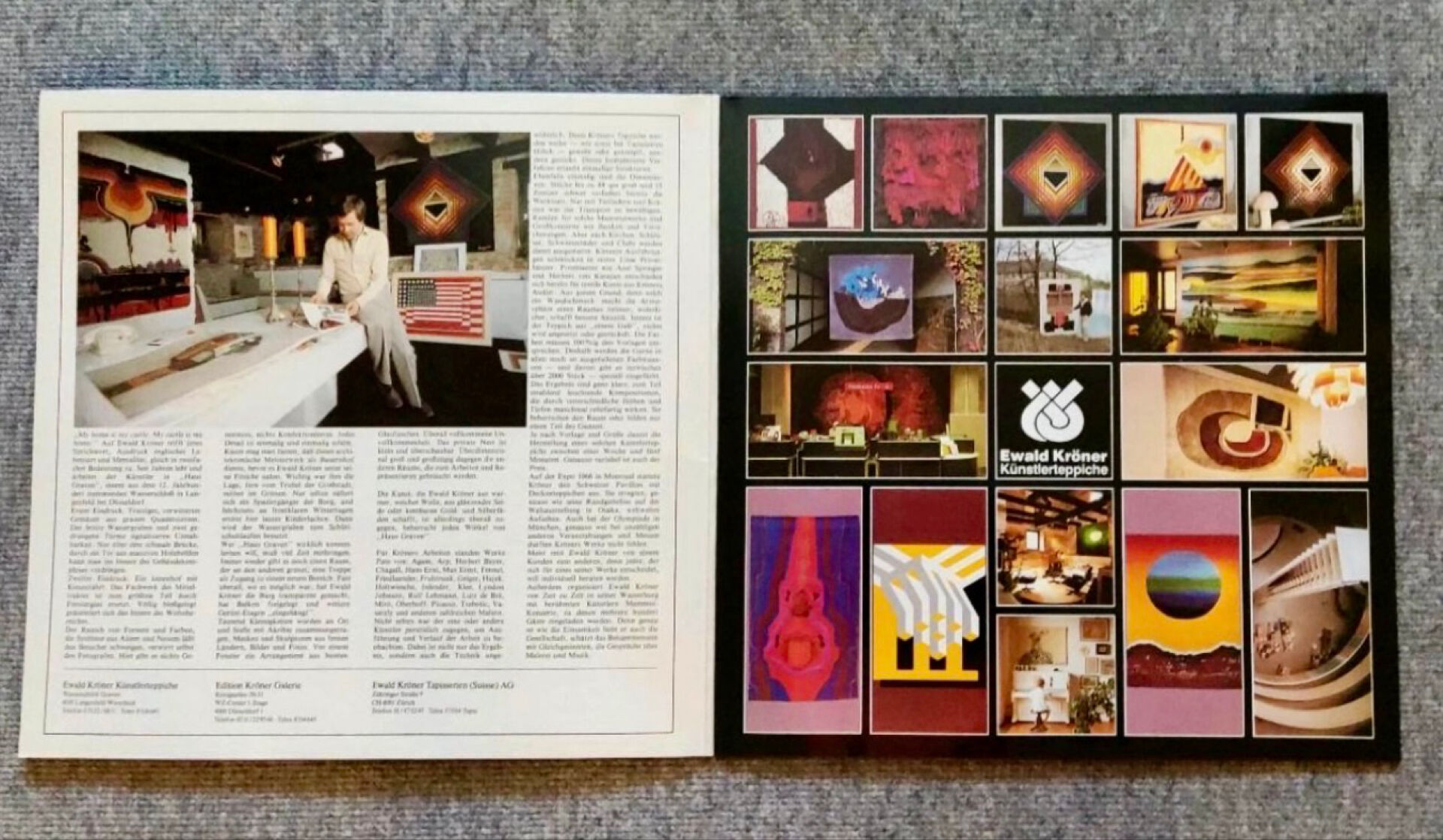 Huge tapestry or carpet 1972