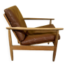 Danish vintage teak armchair 1960s