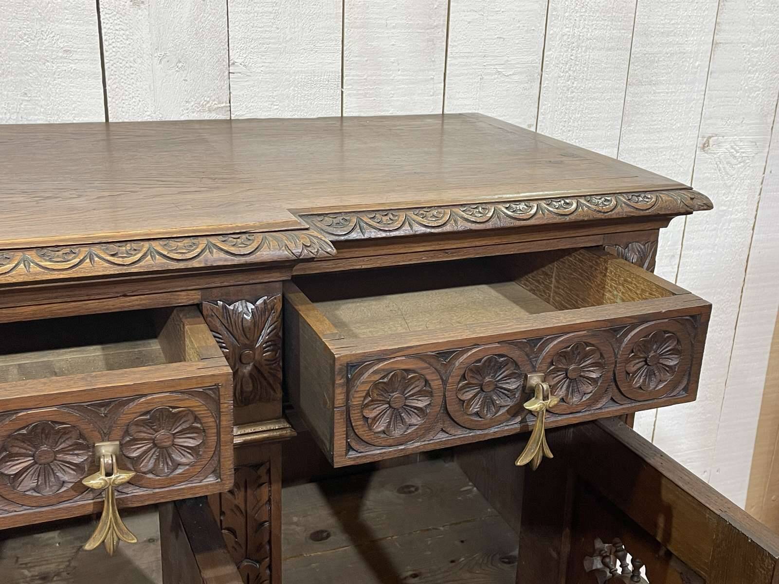 1930s Breton chestnut sideboard