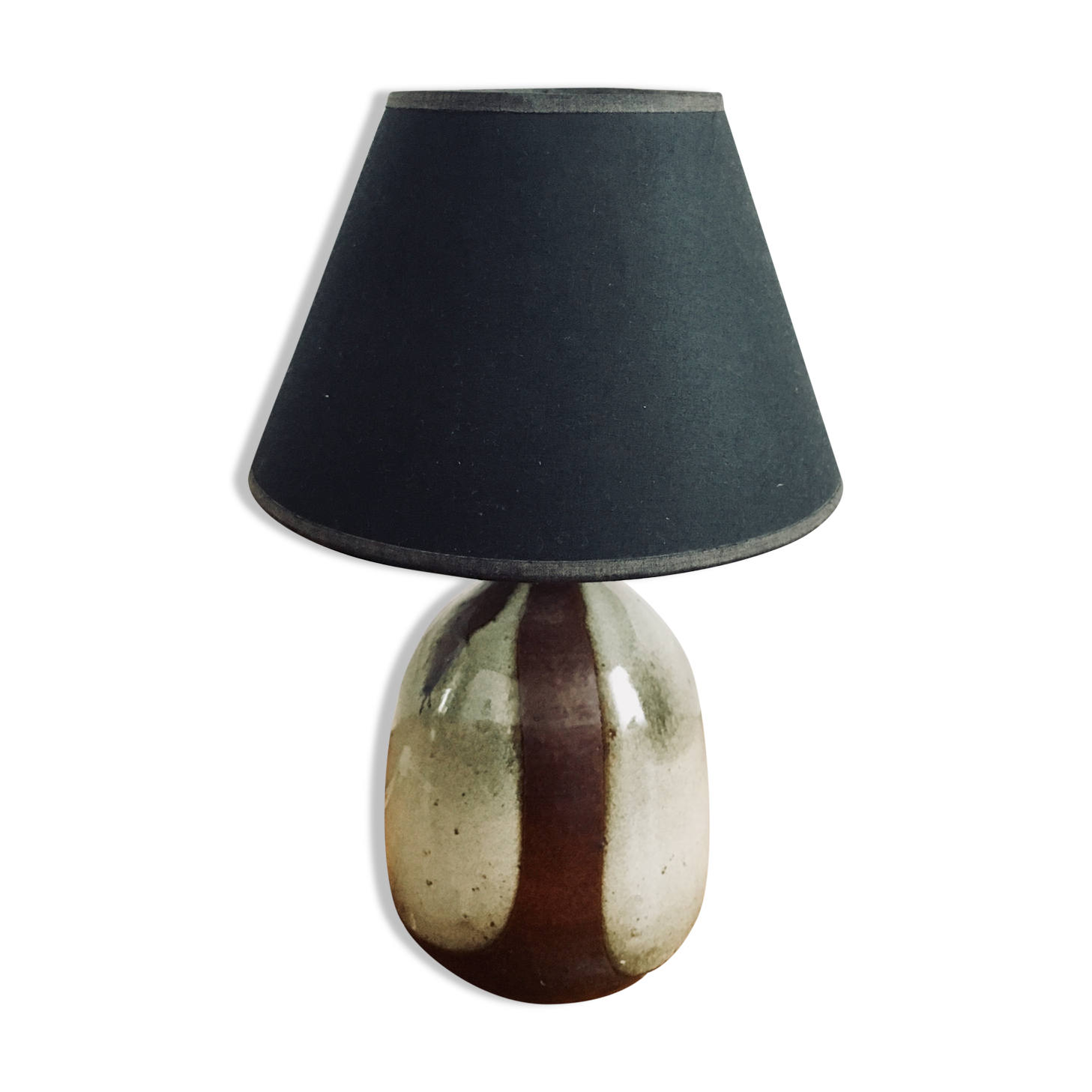 Lamp vintage ceramic signed André Bodin
