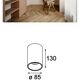 Modular tube ceiling light