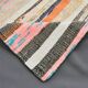 7x9 Mid Century Modern Handmade Striped Vintage Kilim Rug, 184x271Cm