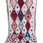 Azilal, 260 x 130 authentic hand made wool rug