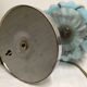 Opaline lamp blue marble art deco