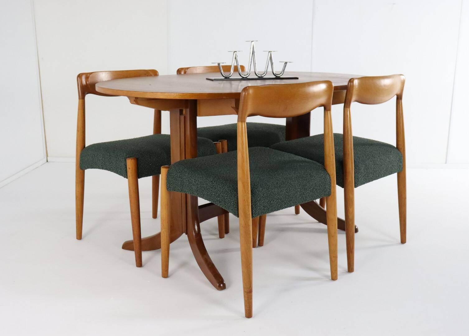 Set of 4 Danish Chairs 'Bjerremose'