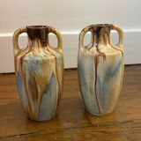 Pair of stoneware vases