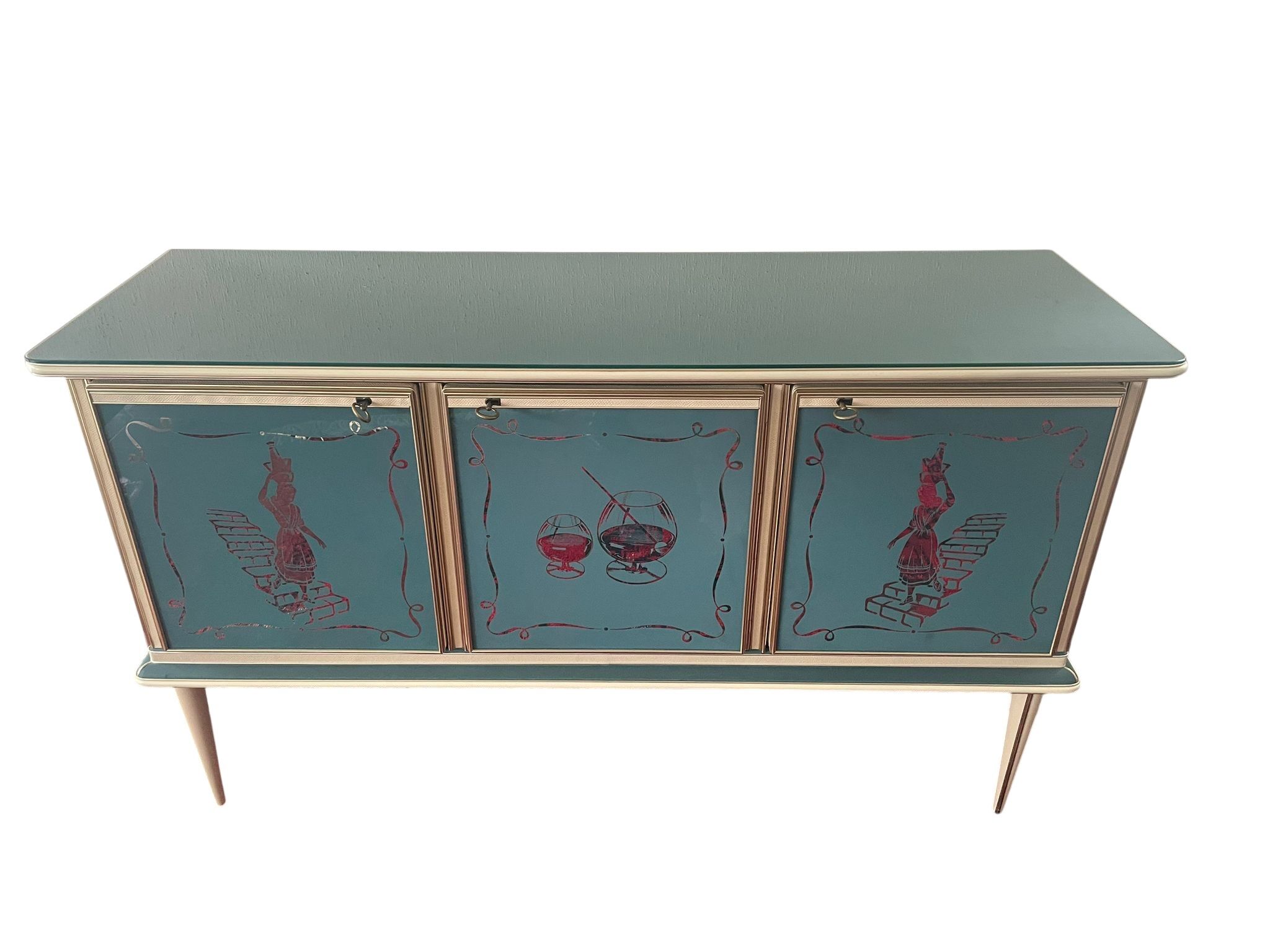 Umberto Mascagni for Harrods London — Three-door buffet