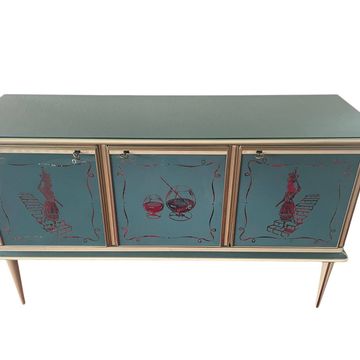 Umberto Mascagni pour Harrods Londres — Buffet trois portes