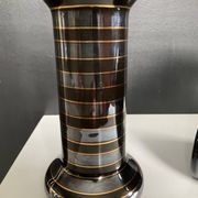 Duo de vases Art déco en céramique