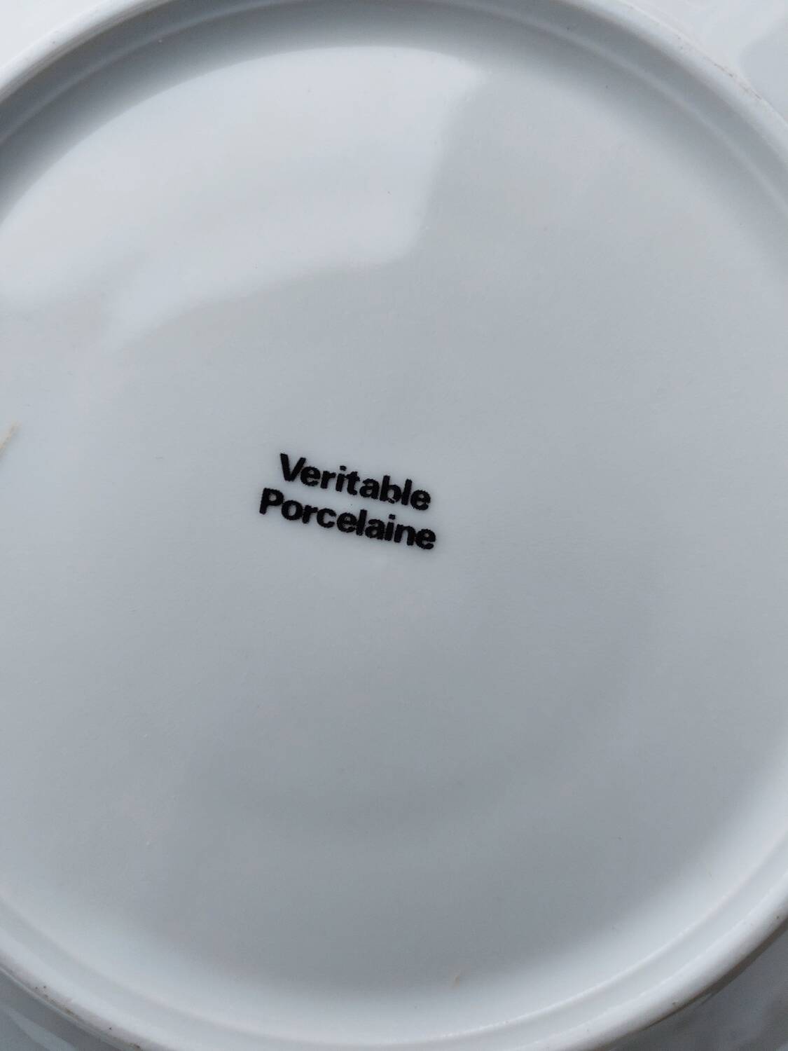 Old porcelain cheese plates