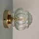Vintage glass globe wall or ceiling light
