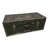 Antique wooden and metal trunk – Industrial/military style