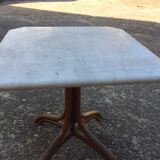 Old coffee table marble top