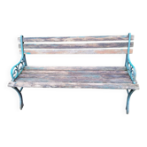 Banc de jardin en bois et fonte